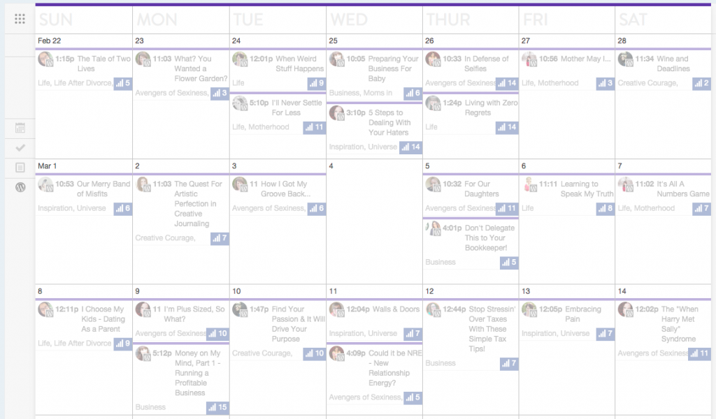 CoSchedule Calendar - Vivid & Brave