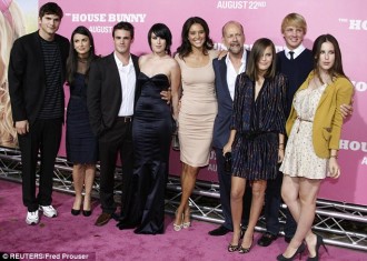 Blended Family, Bruce Willis, Demi Moore, Ashton Kutcher